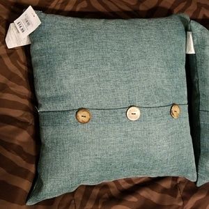 NWT BEAUTIFUL TWEED LOOK THROW PILLOWS!